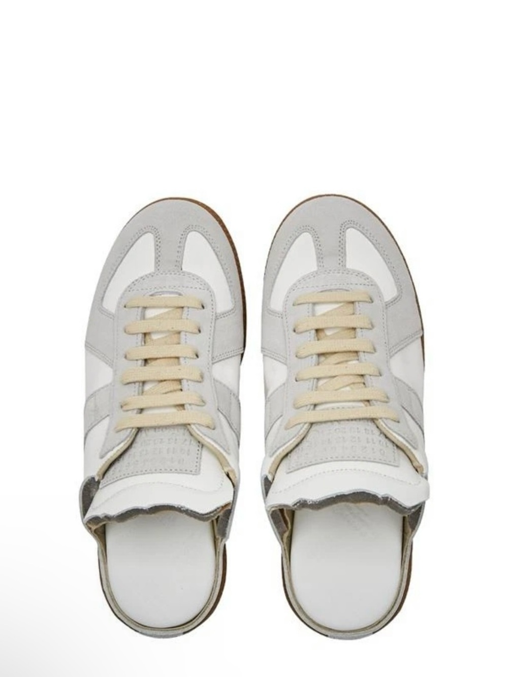 Maison Margiela Replica Mule Sneakers cream/off White slip on EU 37.5 US 7/7.5 - Picture 3 of 10